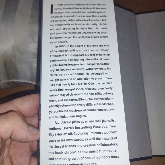 NEW EMINEM NOT AFRAID EVOLUTION Hardback Book 2019 by Anthony Boazza - Picture 7 of 11